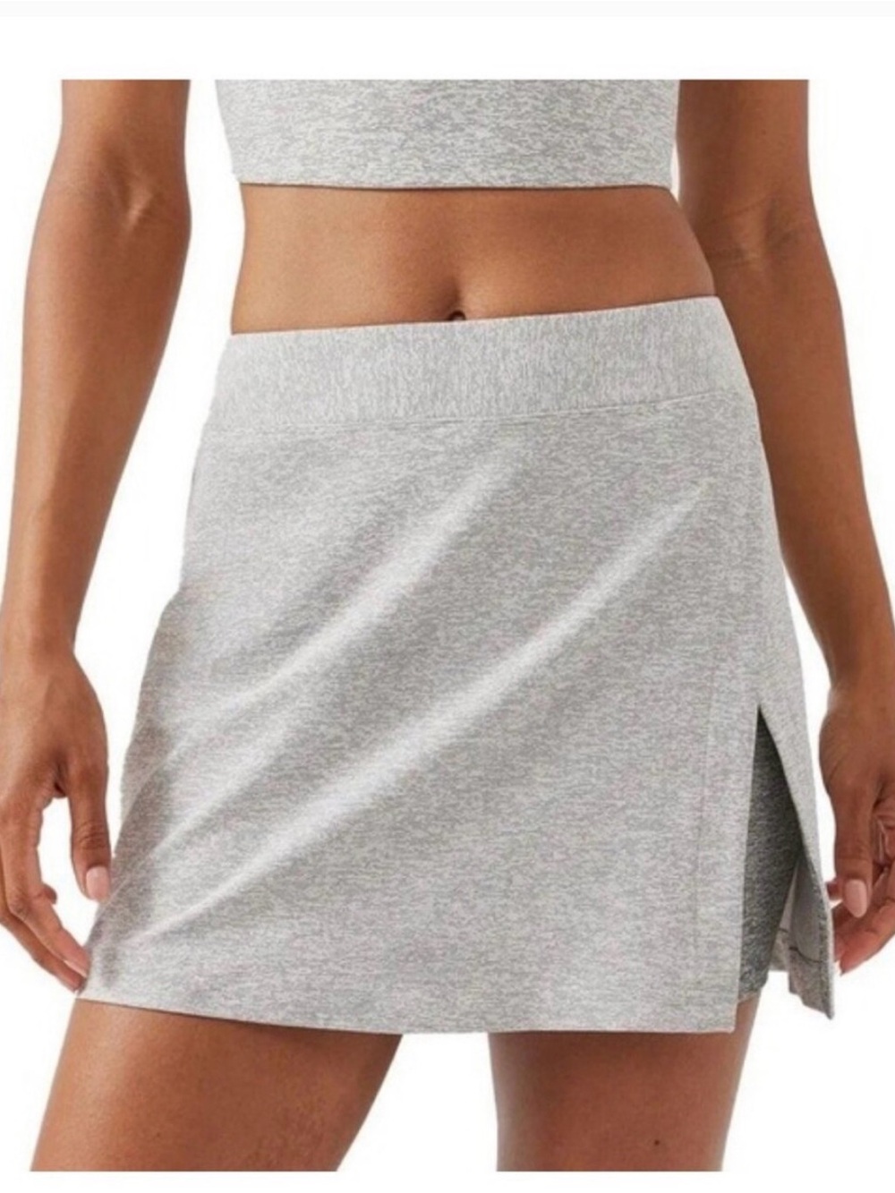 Outdoor Voices Court Skort heather gray two tone - size small